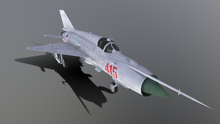 MiG-21PFM (North Korea) – Free 3D Model STL