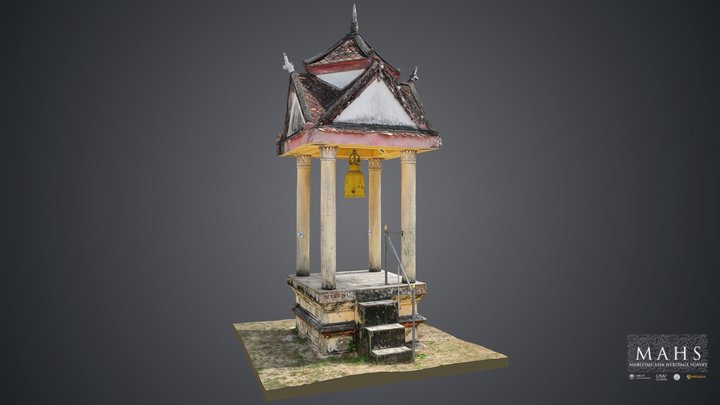 Bell Tower, Wat Hongsaram, Pattani, Thailand