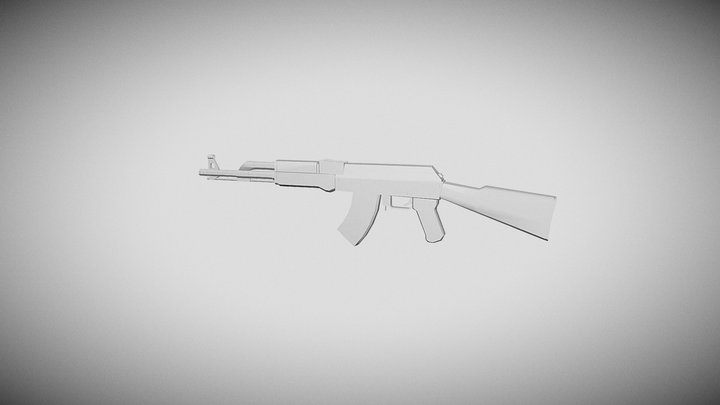Ak47 3D Model