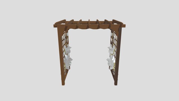 Garden Trellis 3D Model