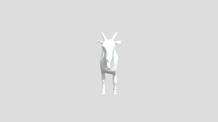 The Goat From Goat Simulator 3D Model