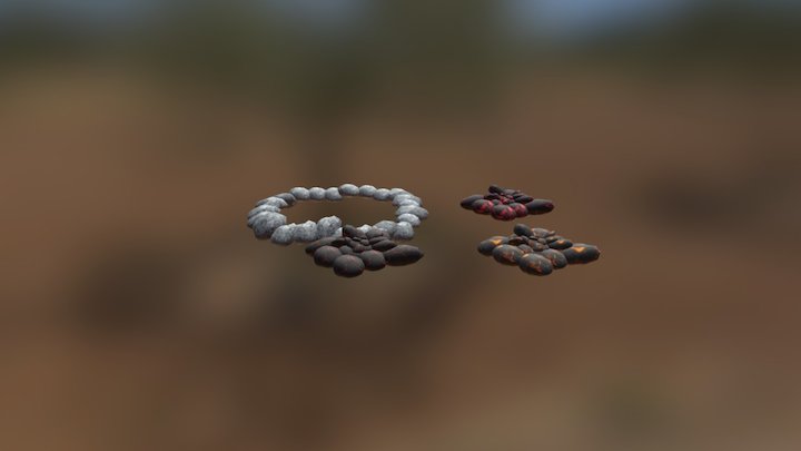 Rock Ring 3D Model