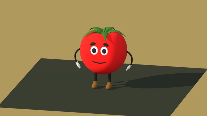 Tomato character 3D Model