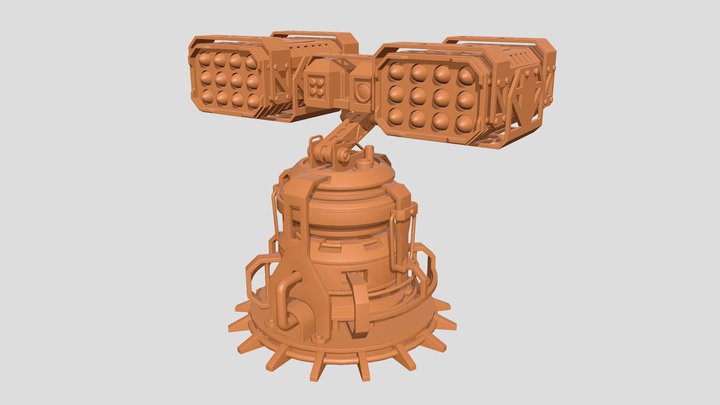 Missile Launcher 2 3D Model