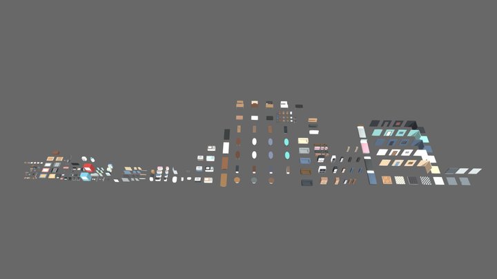 Low Poly Bundle - Modern 3D Model