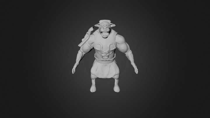 Minotaur W.I.P. 3D Model