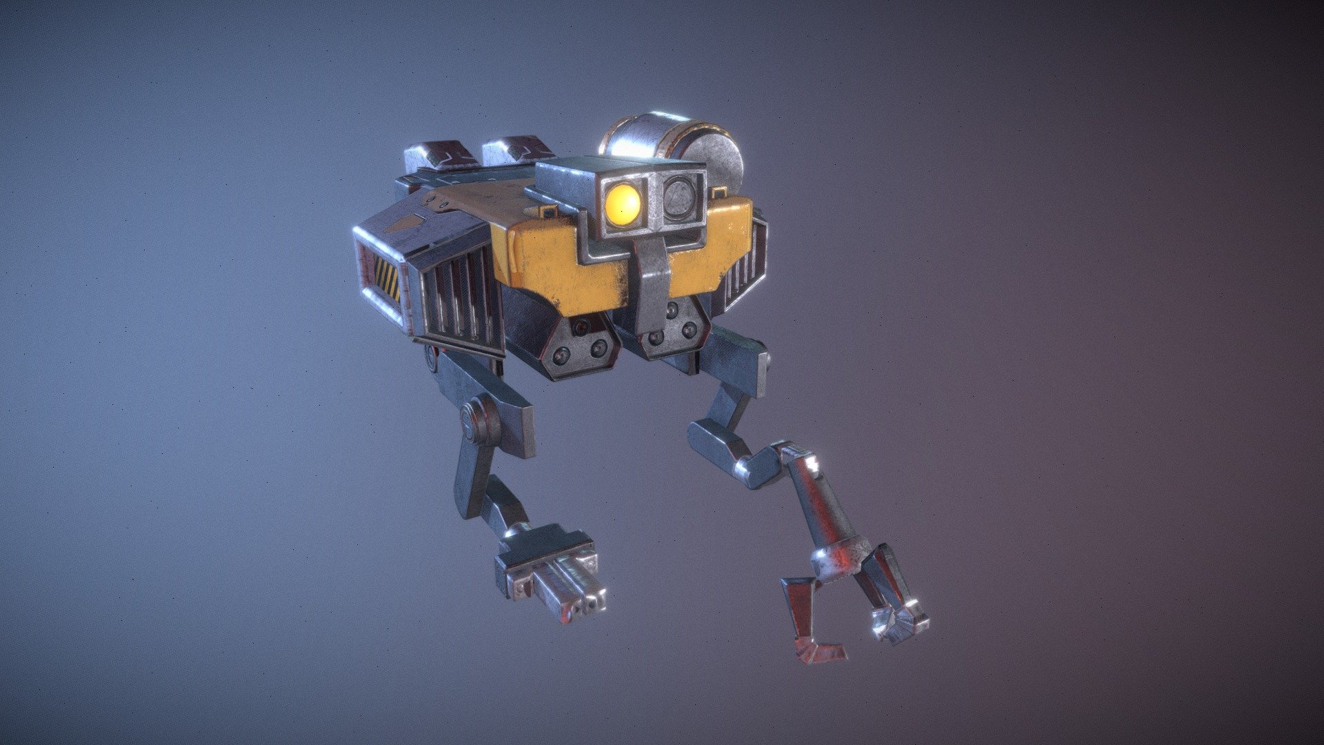 little robot - Download Free 3D model by xiaofeihui [9658f31] - Sketchfab