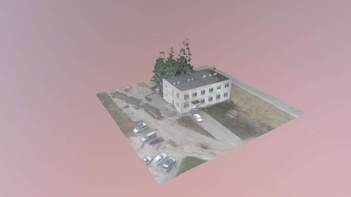 Административное здание 3D Model