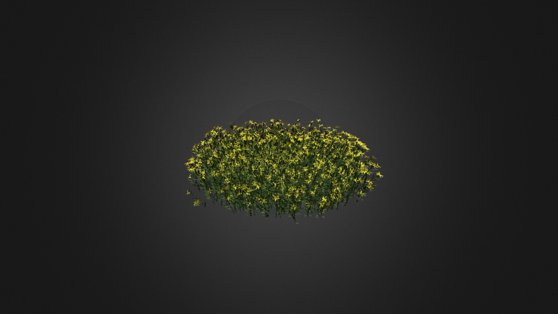 3D model Broom - This is a 3D model of the Broom. The 3D model is about a green and yellow plant.