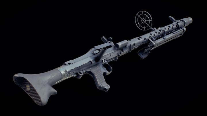 Maschinengewehr 34 / MG-34 3D Model