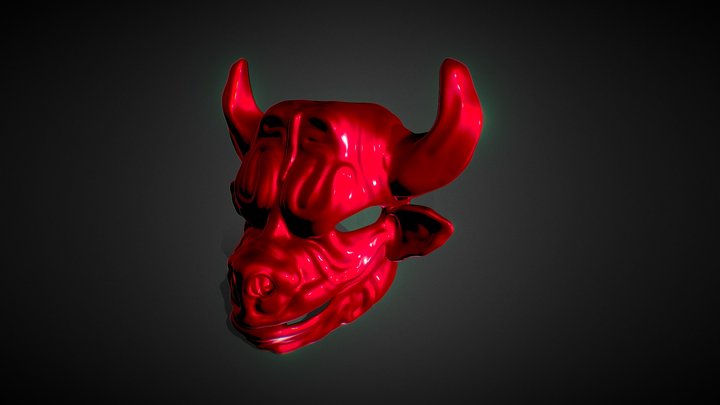 Bull Mask 3D Model