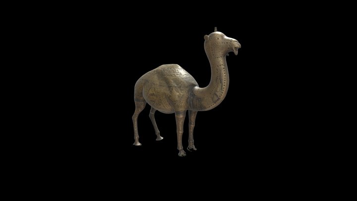 Camello de bronce 3D Model