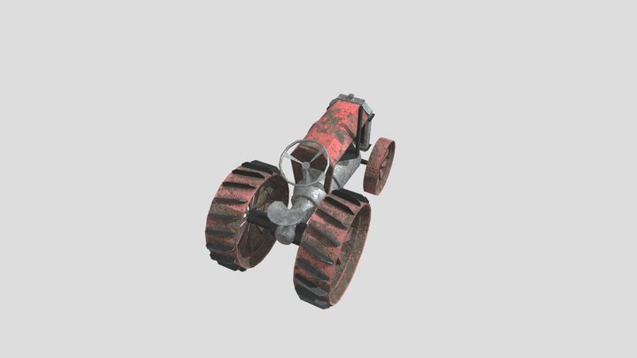 Tractor "Fordson" 3D Model