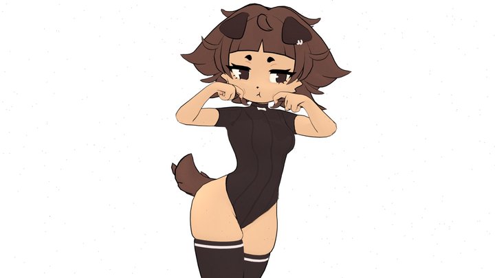 Mimi Typh - Fanart 3D Model