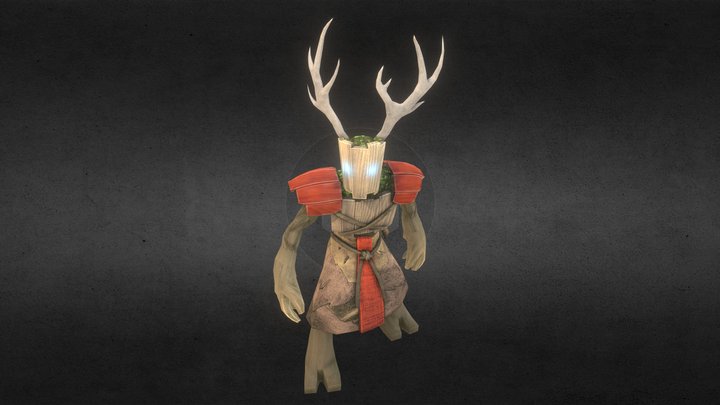 Elemental Monster 3D Model