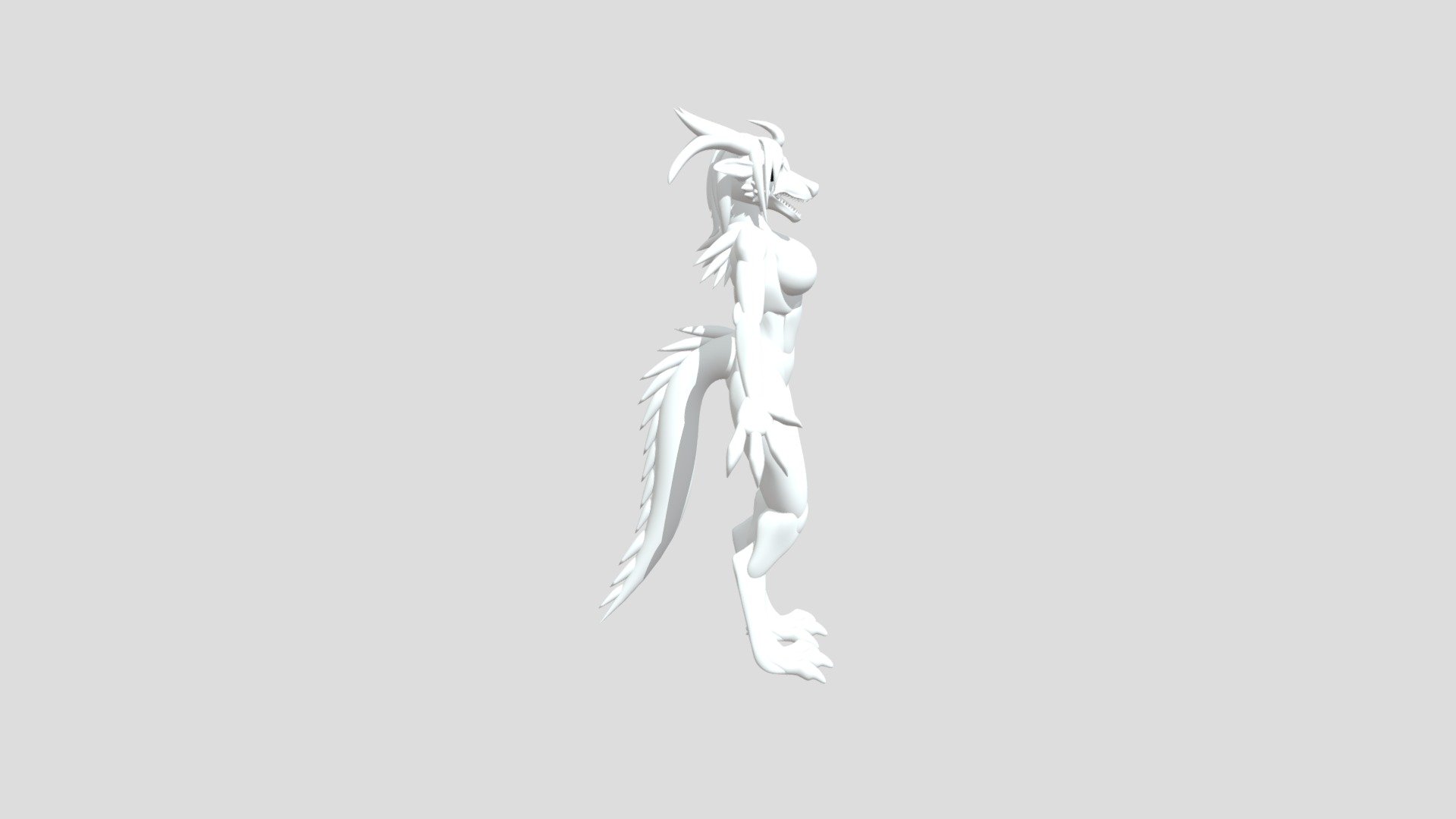 Female Dragon Basemesh - 3D model by Novasaur (@nova.saur) [9661577 ...