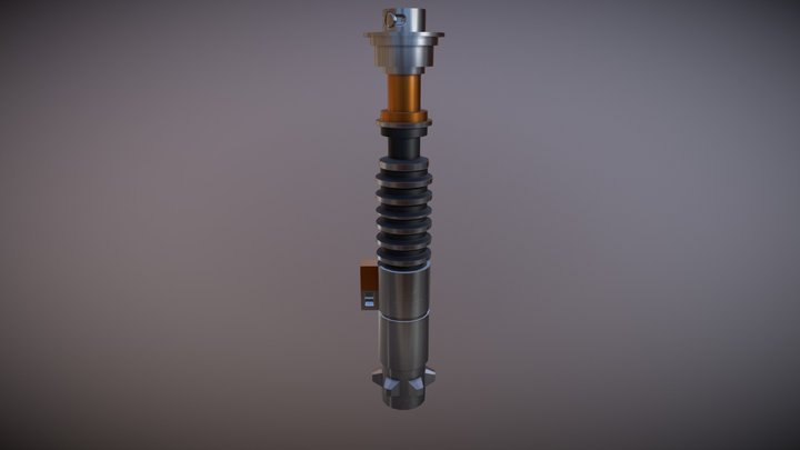 Lukes Lightsaber 3D Model