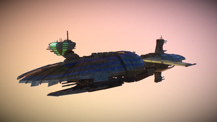 Munificent Class Star Frigate 3D Model