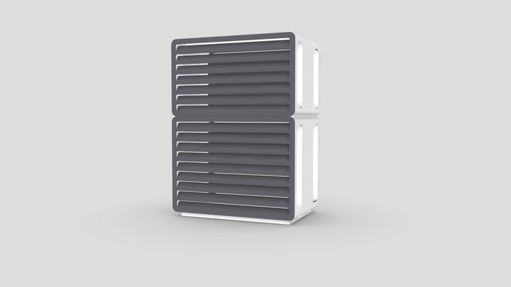 LOOP_L-DS_ White/Grey 3D Model