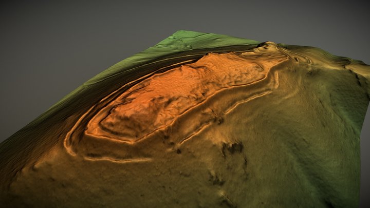 Caer Caradoc, Church Stretton, Shropshire (UK) – Free 3D Model STL