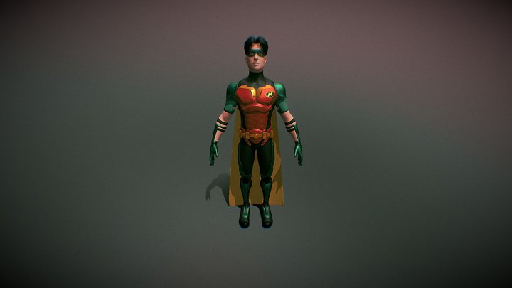 Tim Drake - Robin 3D Model
