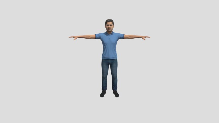 Mahendra Singh Dhoni (Indian cricketer) 3D Model