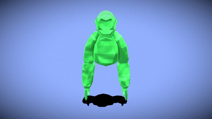 gorilla_tag_player_model_unity_3d 3D Model