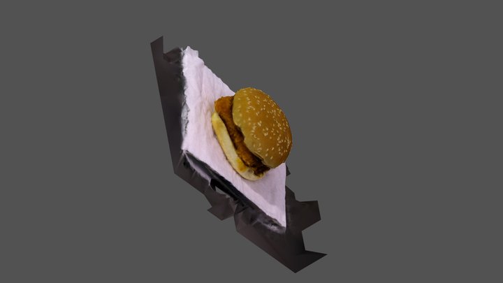 Big burger 3D Model