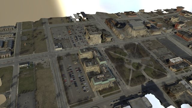 District Detroit 3D Model