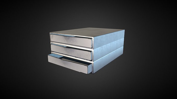 Paper drawer 3D Model