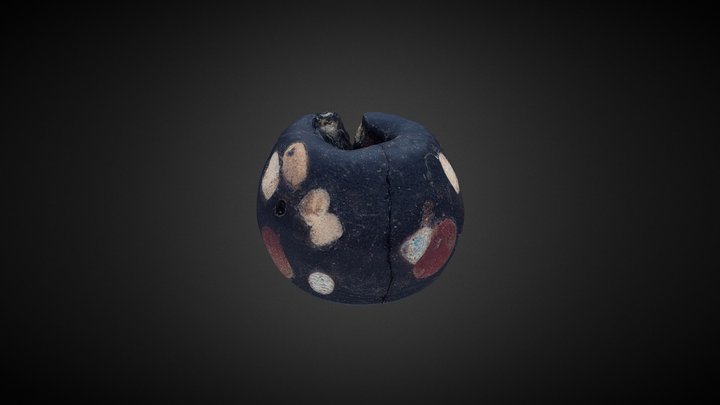 Scythian glass bead_KH12 3D Model