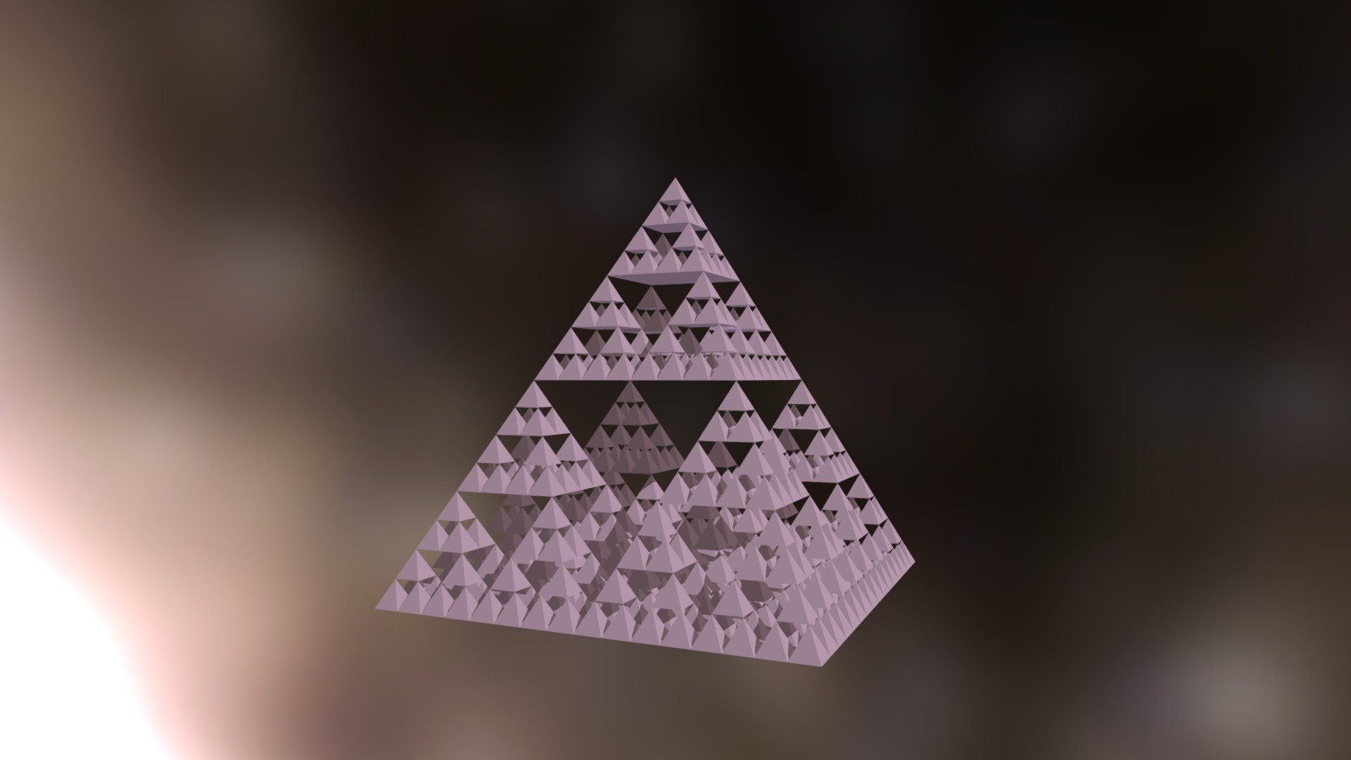 Pirámide de Sierpinsky