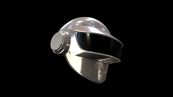 Daft Punk helmet 3D Model
