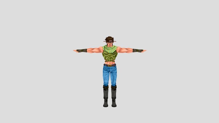 Joseph Joestar 3D Model