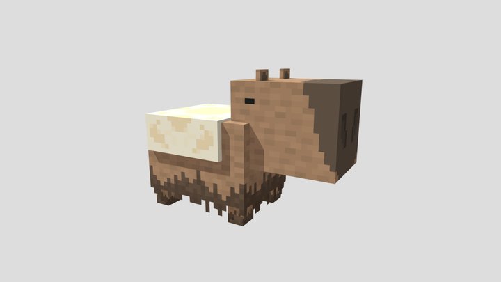 Capivara Minecraft Modelo 3D - TurboSquid 2076228