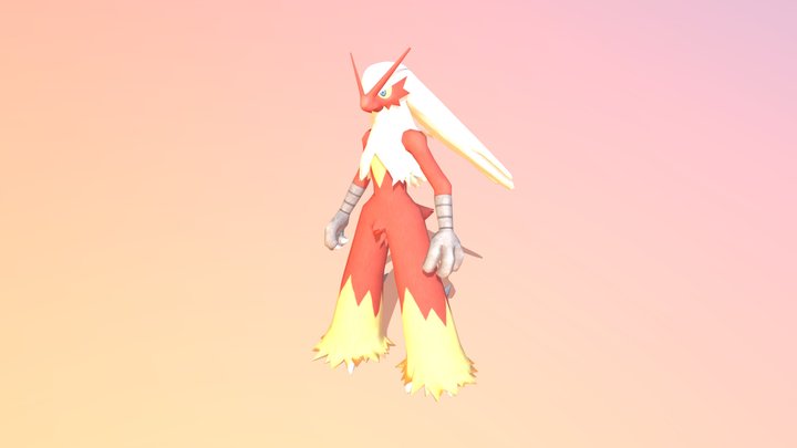 blaziken 3D Model
