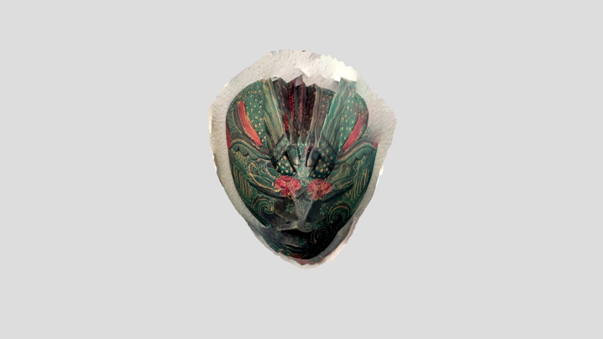 Indonesian Mask iPhone LiDAR