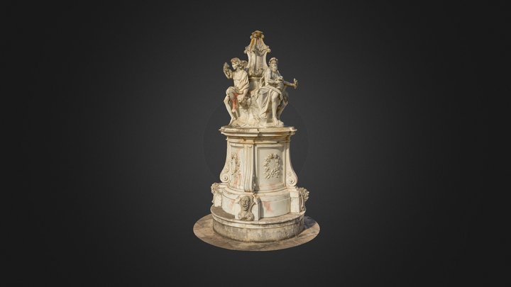 Fountain - Marques Pombal Palace 3D Model