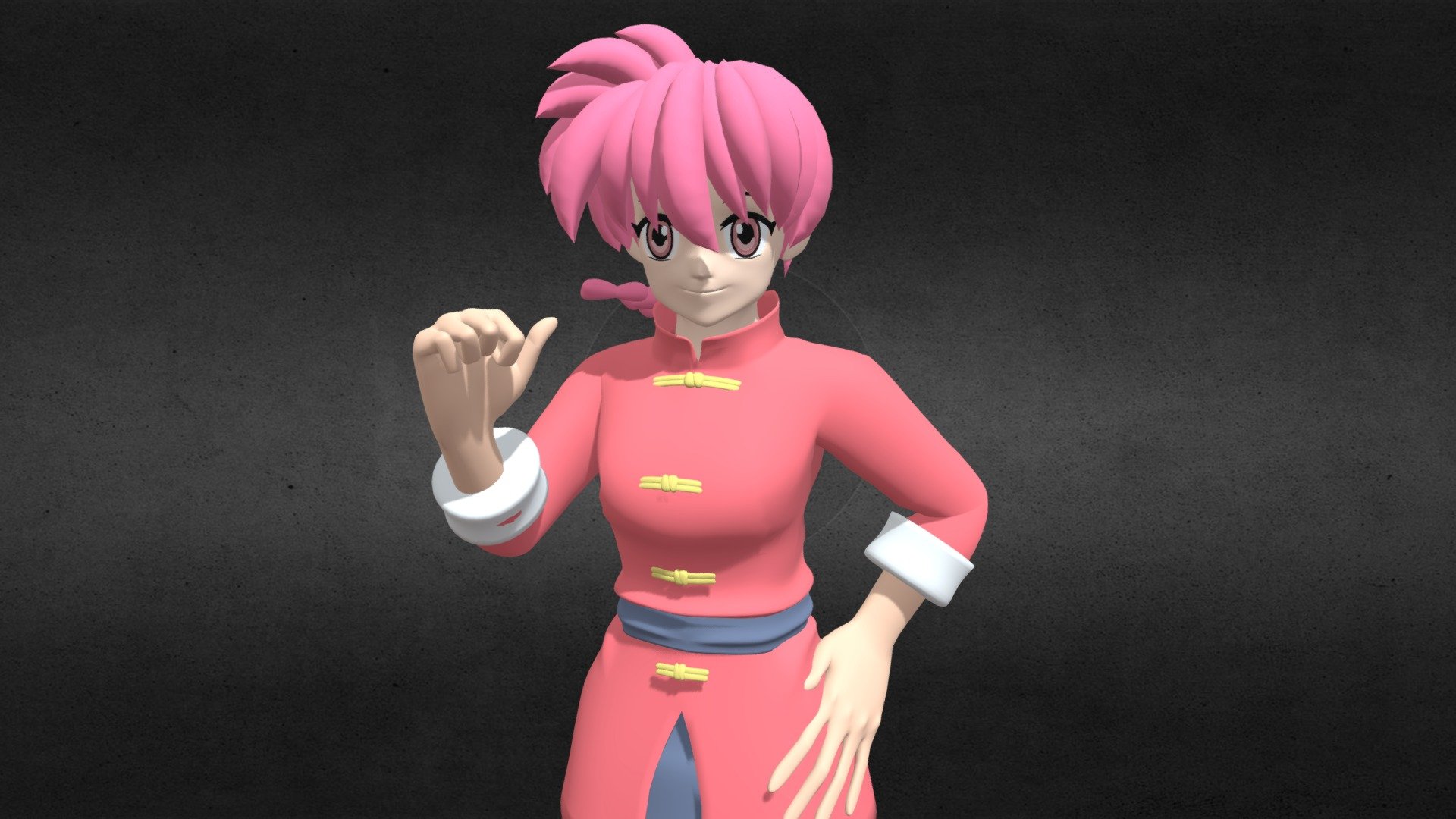 Ranma Saotome Female - Ranma - 3D model by Summerforce (@sithtigun ...