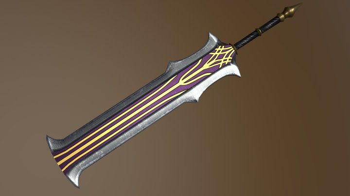 Two-handed Sword 3D Model