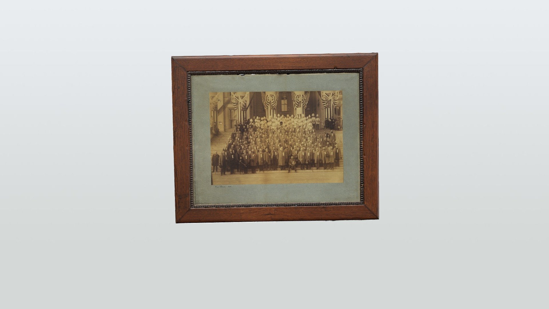 Framed Photo of 70th Indiana at Inaugural