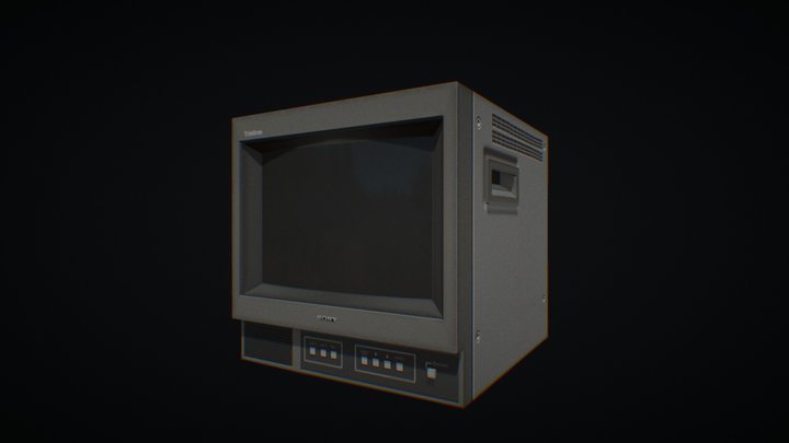 Sony_CRT_V3 3D Model