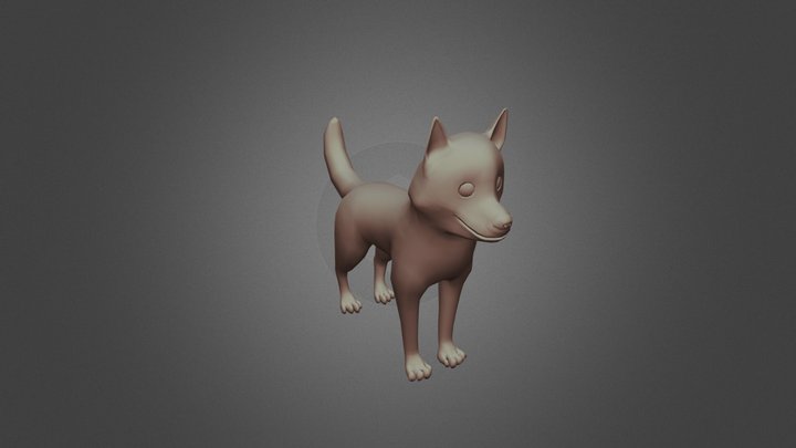 Model a Husky Puppy Exercise 3D Model