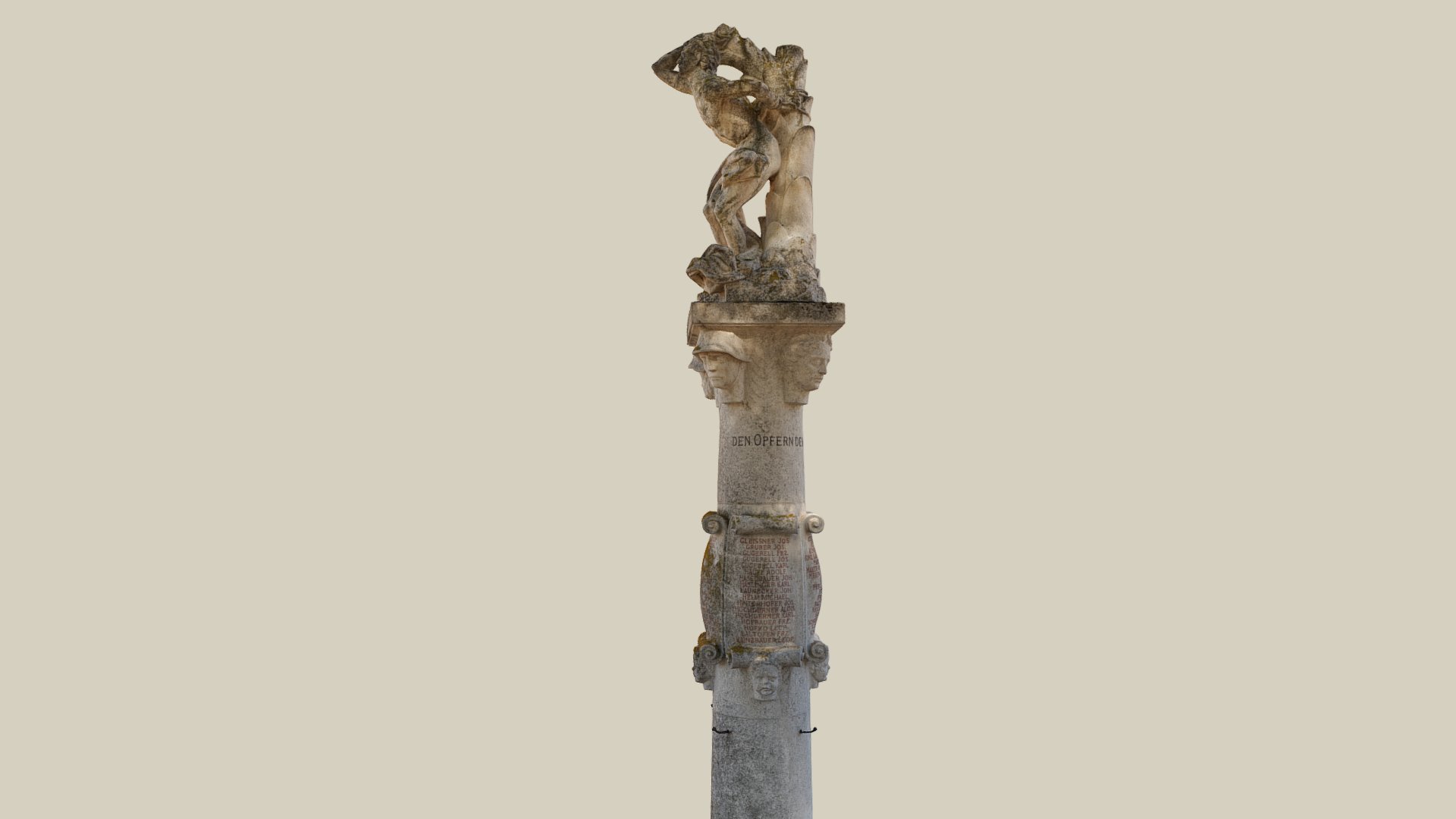 Kriegerdenkmal — Sketchfab embed 3D viewer