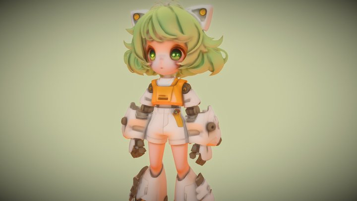 [AI] Mech_017 3D Model