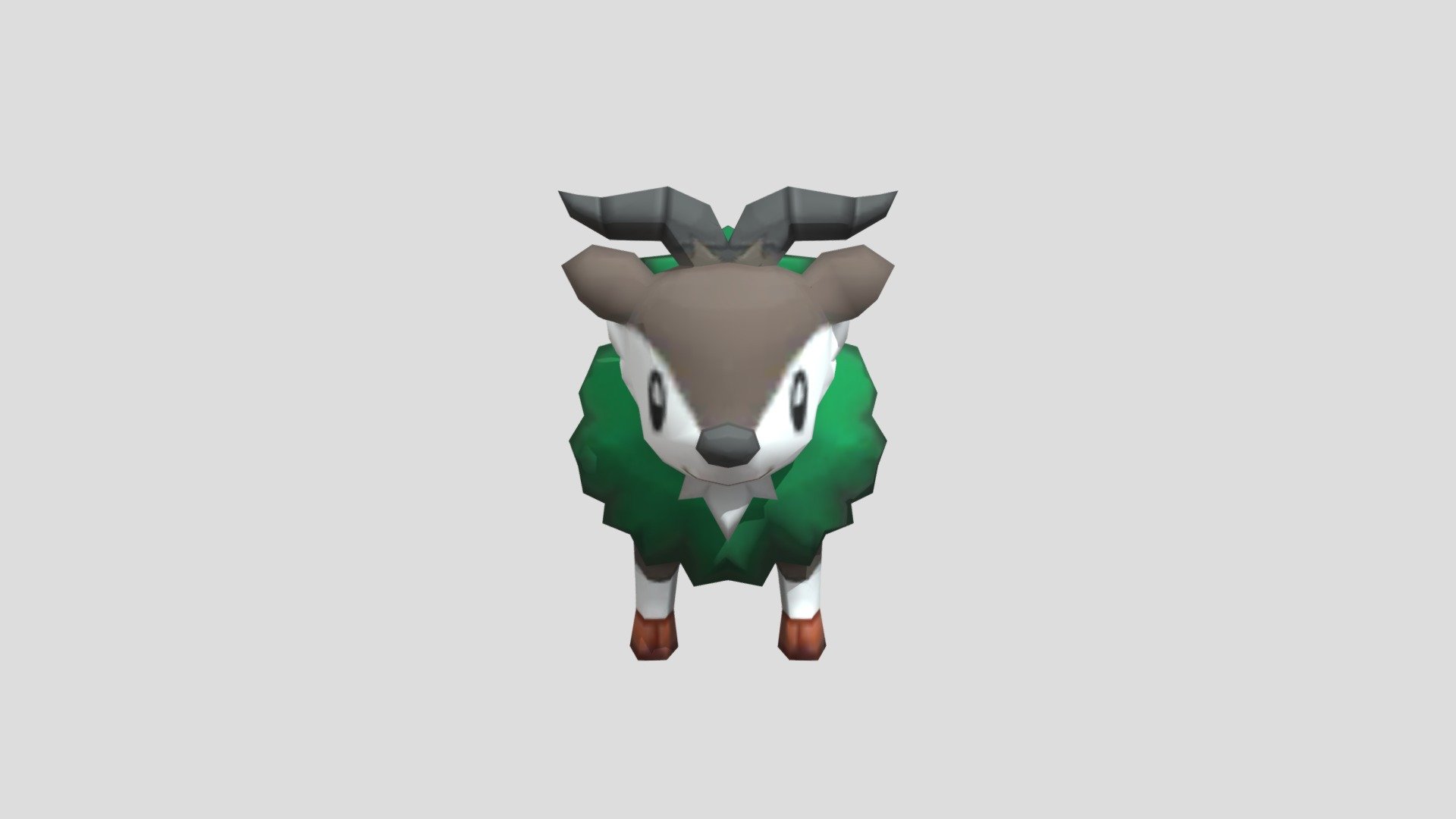 3DS Pokemon X Y Skiddo Download Free 3D model by Cubone0711