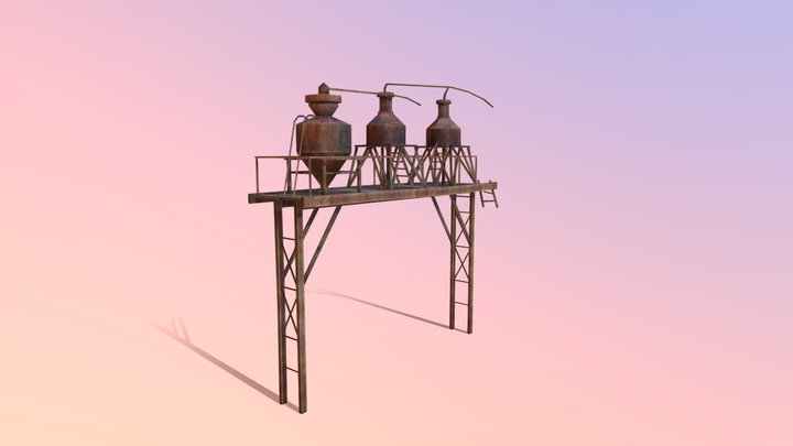 Factory Building – Free 3D Model STL