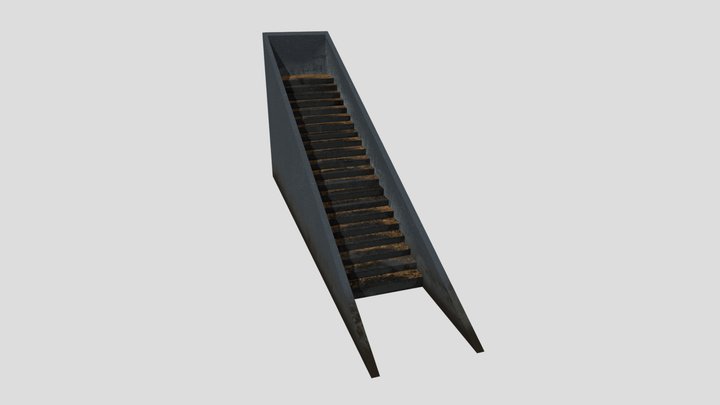 Creepy Forest Staircase 3D Model