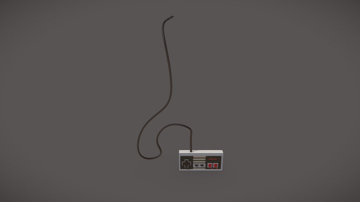 NES Controller Practice 3D Model