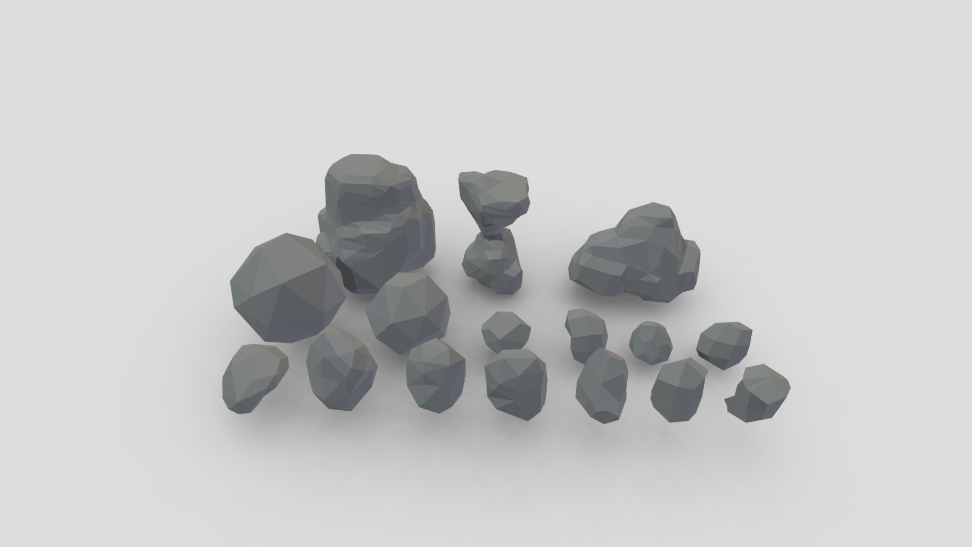 Rocks - 3d Model By Omicrongames [966fb0c] - Sketchfab